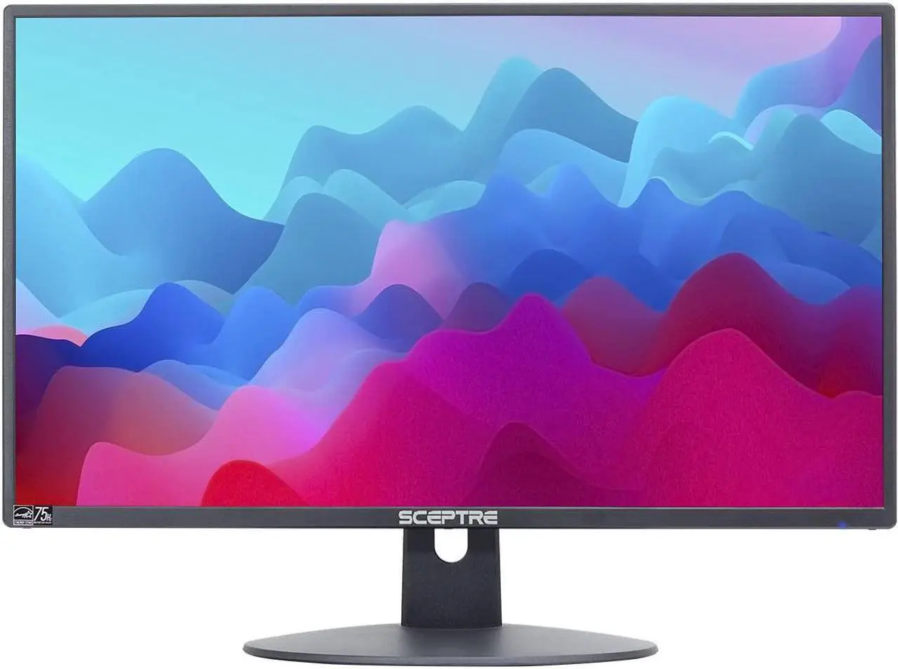 Alt view image 2 of 6 - Sceptre 20" 1600x900 75Hz Ultra Thin LED Monitor 2x HDMI VGA Built-in Speakers, Machine Black Wide Viewing Angle 170° (Horizontal) / 160° (Vertical)