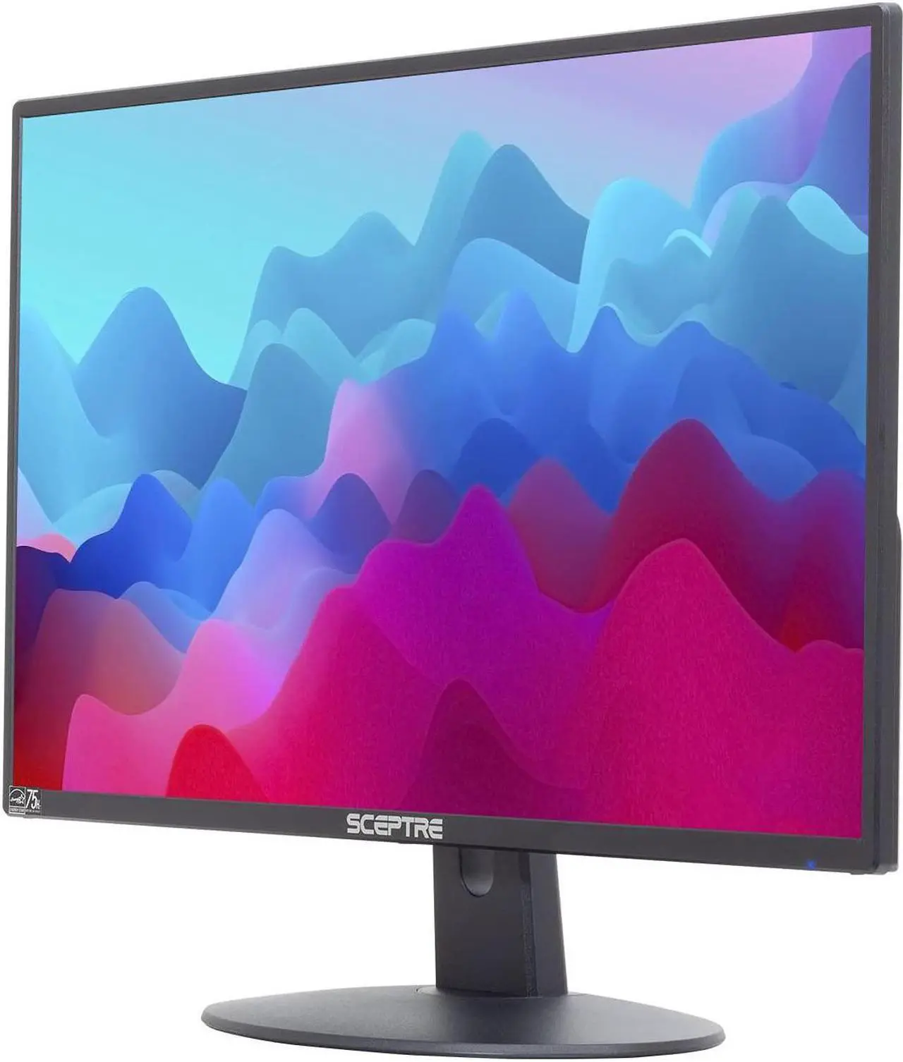 Alt view image 3 of 6 - Sceptre 20" 1600x900 75Hz Ultra Thin LED Monitor 2x HDMI VGA Built-in Speakers, Machine Black Wide Viewing Angle 170° (Horizontal) / 160° (Vertical)