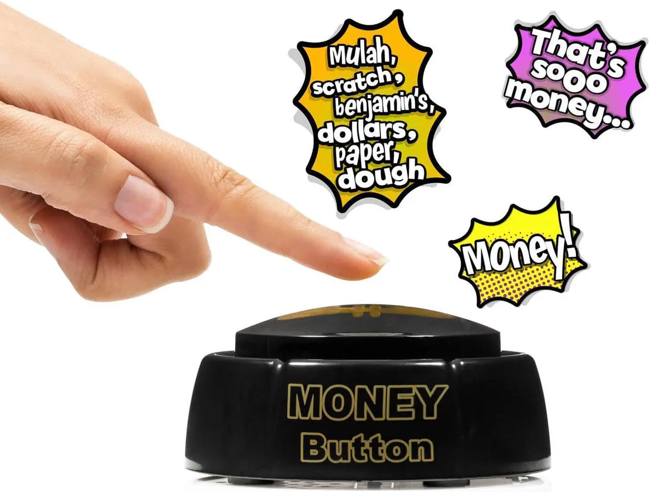 Alt view image 2 of 6 - The Original Money Button Novelty Toy - Plays The Word Money 15 Different Ways, Coolness for Your Desk