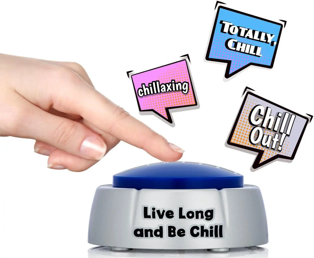Alt view image 3 of 7 - Chill Button  The Coolest Stress Relief Toy on The Planet