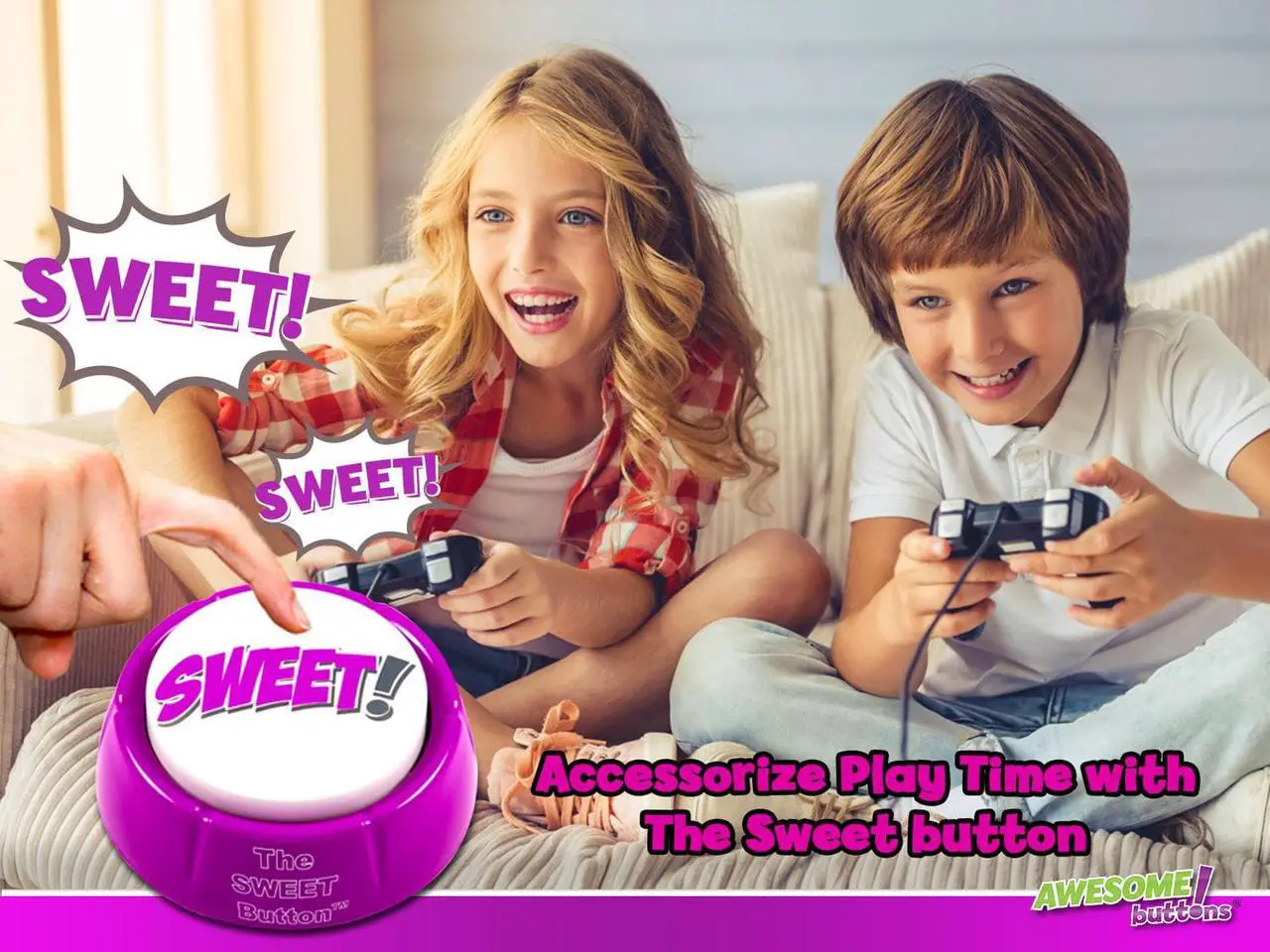 Alt view image 4 of 7 - SWEET Button Desk Toy  Astounding Audio Excitement at Your Fingertips!