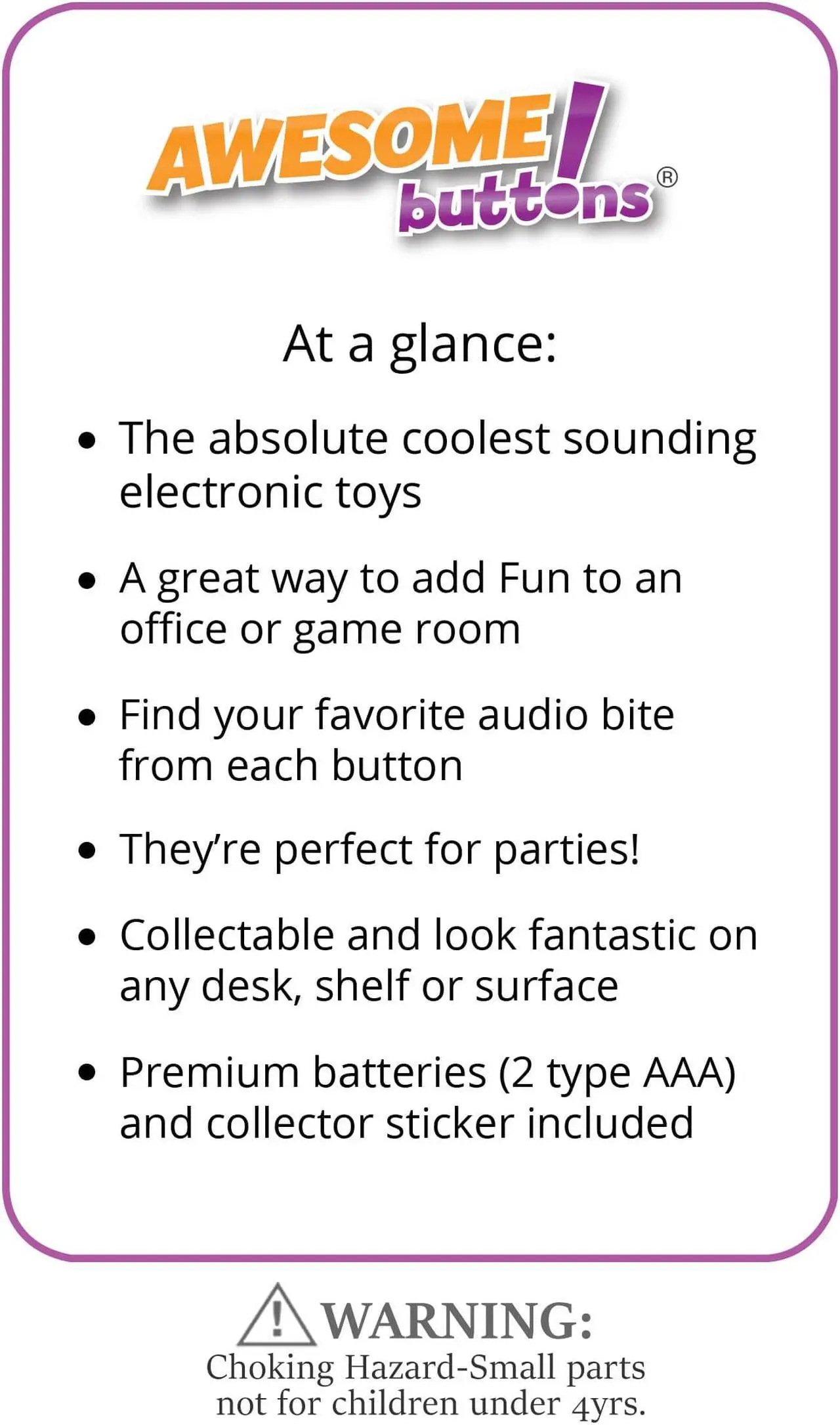 Alt view image 7 of 7 - SWEET Button Desk Toy  Astounding Audio Excitement at Your Fingertips!