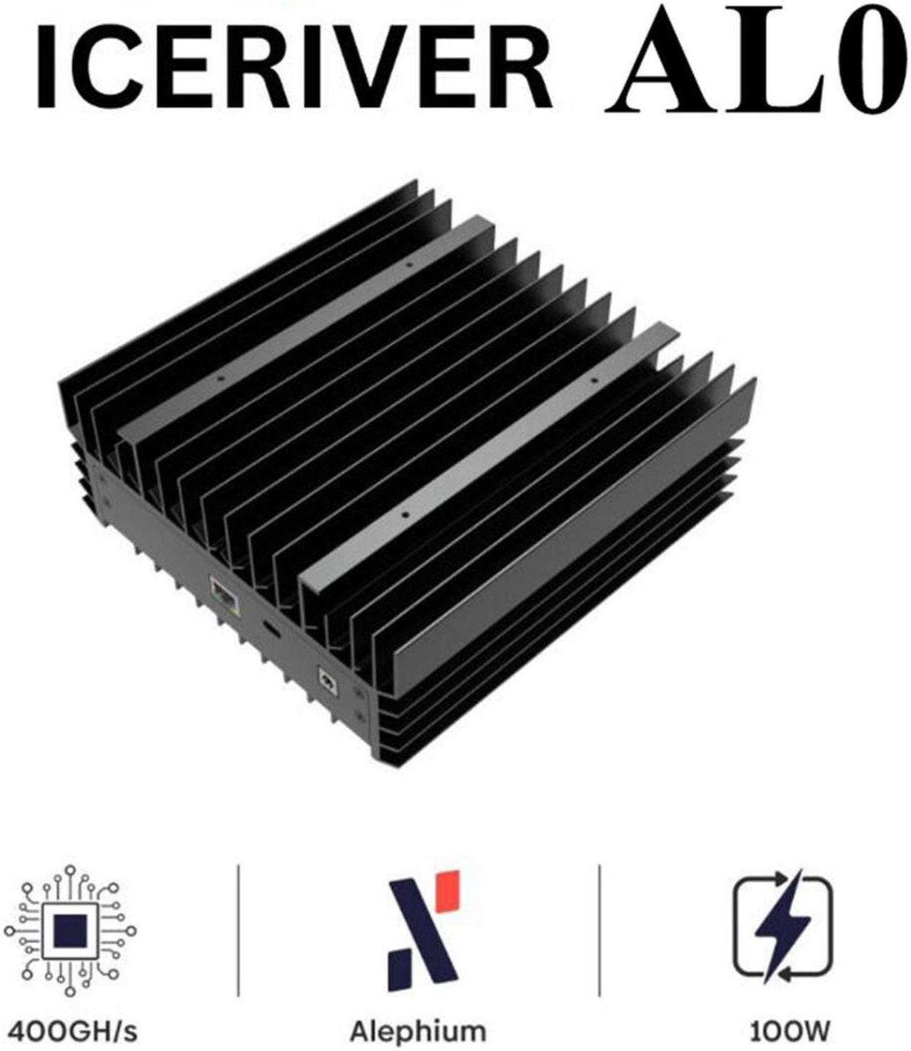 IceRiver ALPH AL0 400GH/S 100W Alephium Miner ALPH Mining With PSU