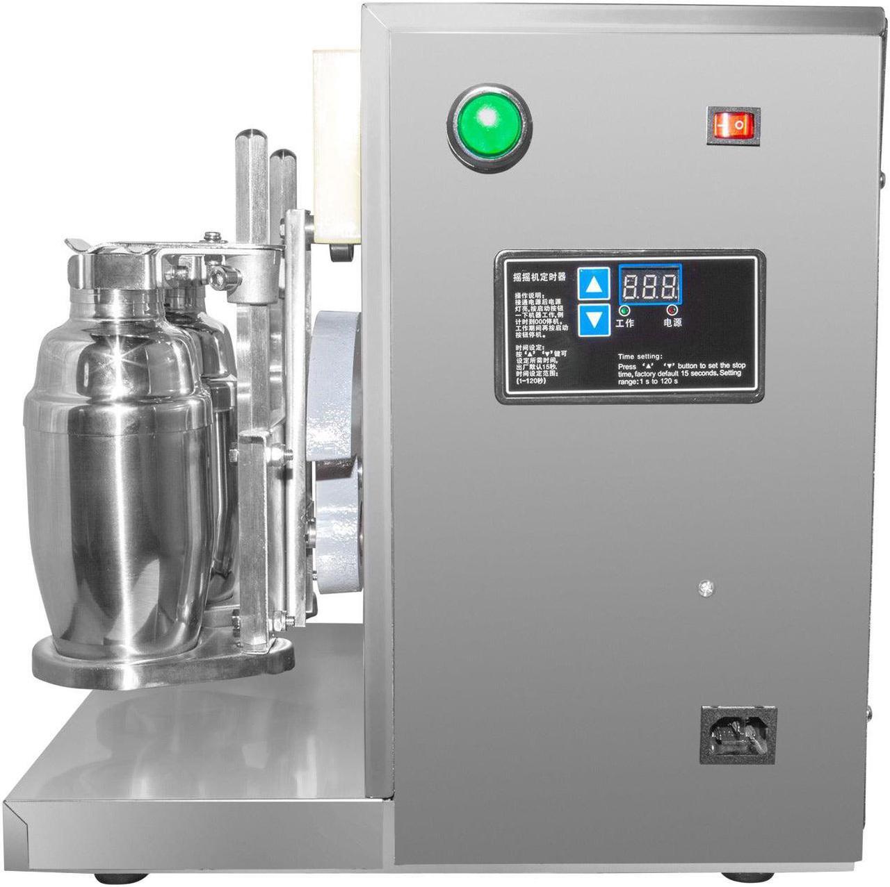 Alt view image 4 of 7 - A-MTS2 Electric Milkshaker | Double Cup Milk Tea Shaker | Stainless Steel