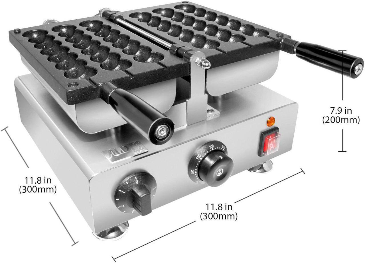 Alt view image 2 of 7 - ALDKitchen Waffle Stick Maker | 3 Bead-Shaped Waffles | Waffles on a Stick Iron