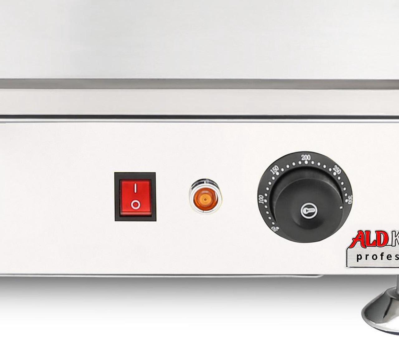 Alt view image 4 of 7 - ALDKitchen Flat Top Griddle | Teppanyaki Grill with Singe, Dual or Triple Thermostat | Manual | Nonstick