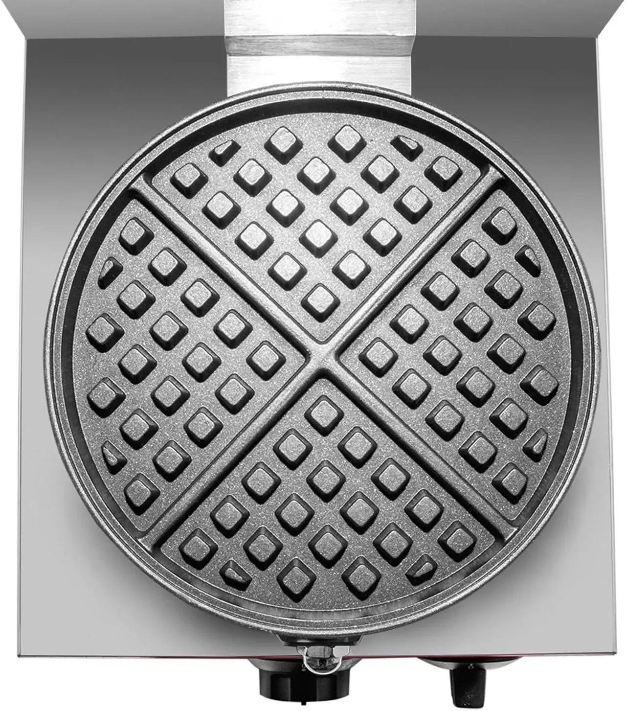 Alt view image 7 of 7 - AR-HWB1 Belgian Waffle Maker | Waffle Iron with Red Panel | Nonstick