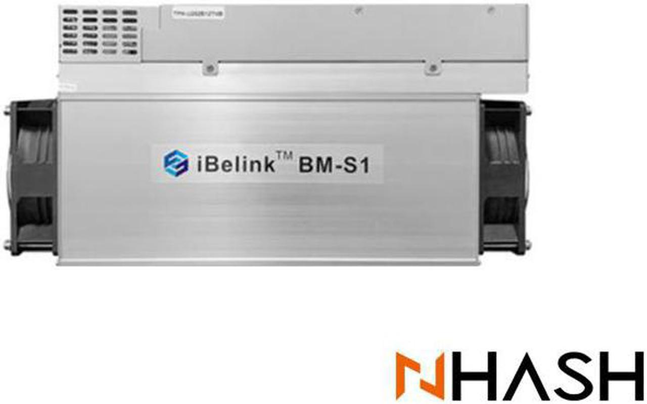 iBeLink BM-S1 6.8Th SC SCP Miner, Mining Machine with Power Supply Included