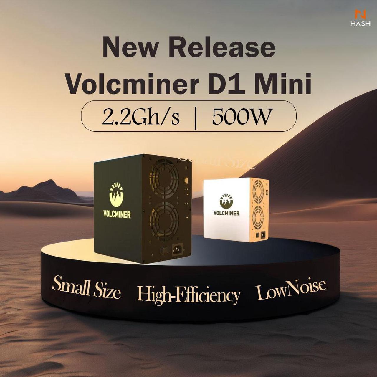 Alt view image 3 of 3 - Volcminer D1 Mini Pre 2.2Gh 500W Litecoin LTC Dogecoin DOGE Miner High-Efficiency Small Size Home Miner