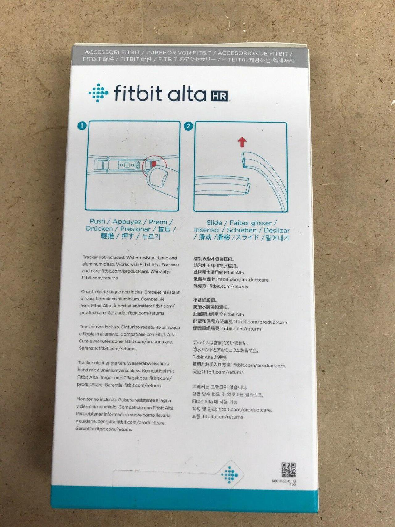 Alt view image 5 of 7 - Classic Wristband for Fitbit Alta / Alta HR Activity Trackers - Small - Fuchsia