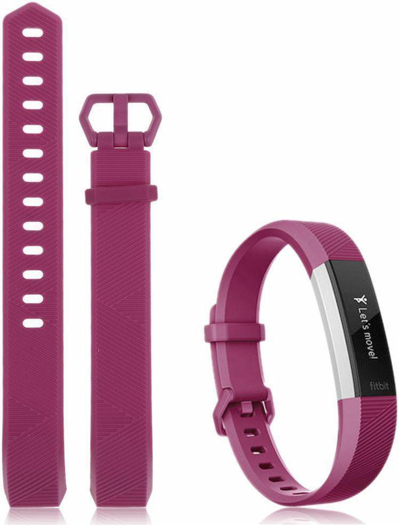 Alt view image 7 of 7 - Classic Wristband for Fitbit Alta / Alta HR Activity Trackers - Small - Fuchsia