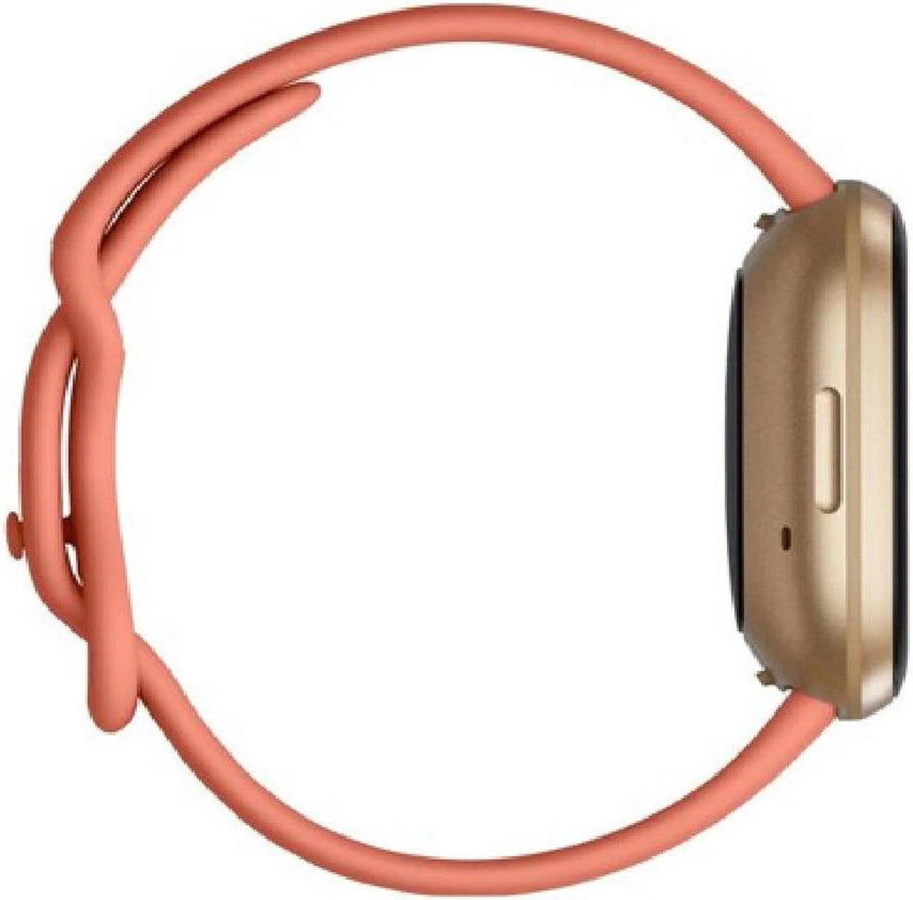 Alt view image 2 of 7 - Fitbit Versa 3 Wifi + Bluetooth Smartwatch - Pink Clay / Soft Gold Aluminium