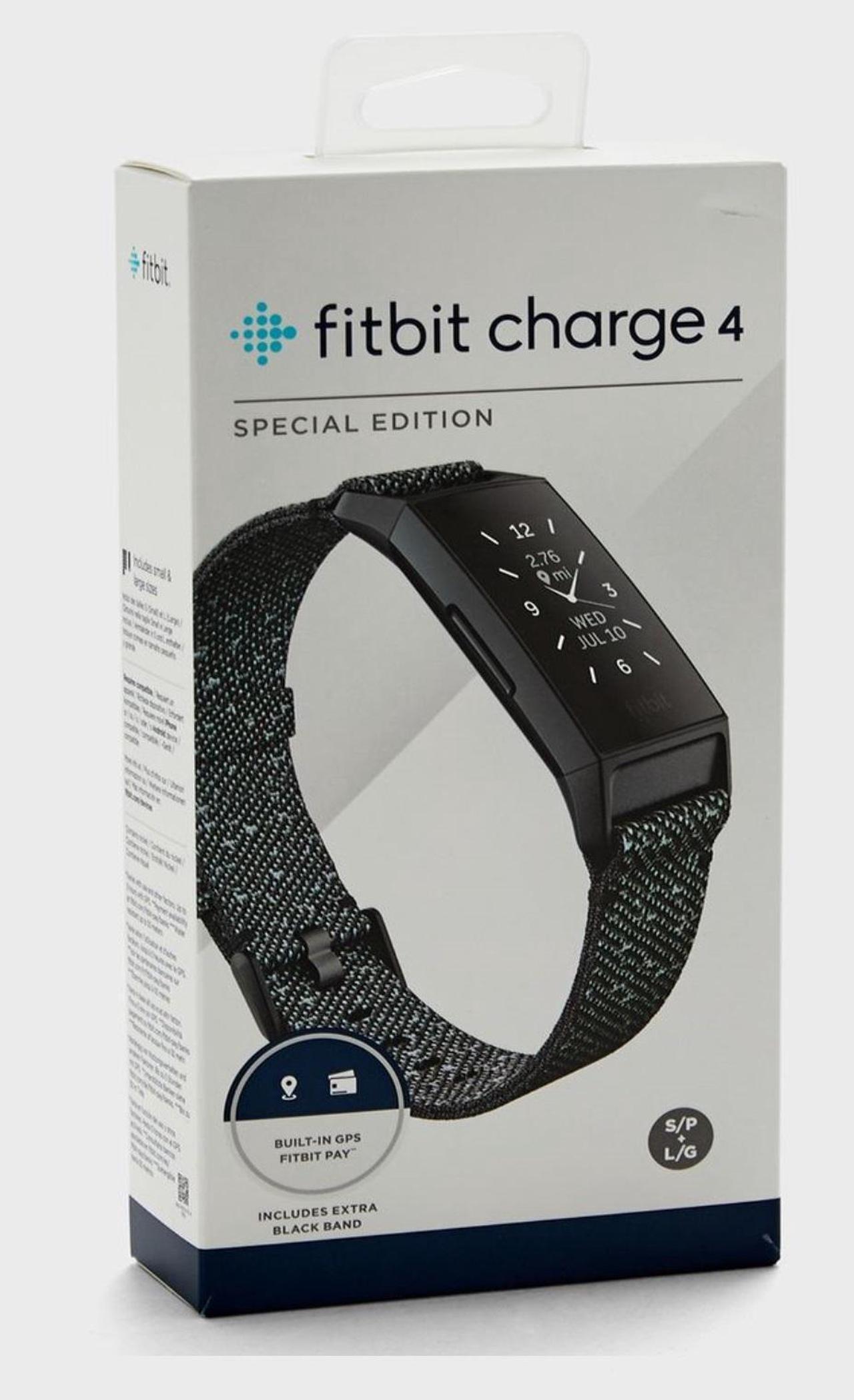 Alt view image 3 of 7 - Fitbit - Charge 4 Special Edition Activity Tracker GPS + Heart Rate - Granite Reflective