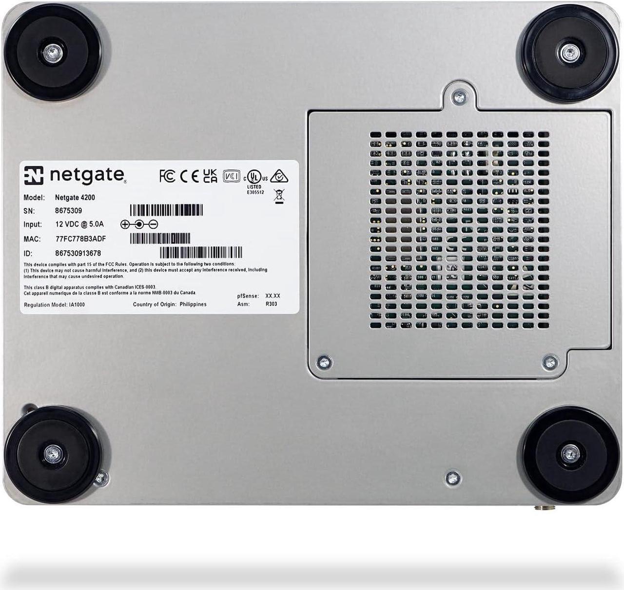 Alt view image 4 of 6 - Netgate 4200 w/pfSense+ Software - Firewall, Router, VPN w/ 1-yr TAC Lite Support