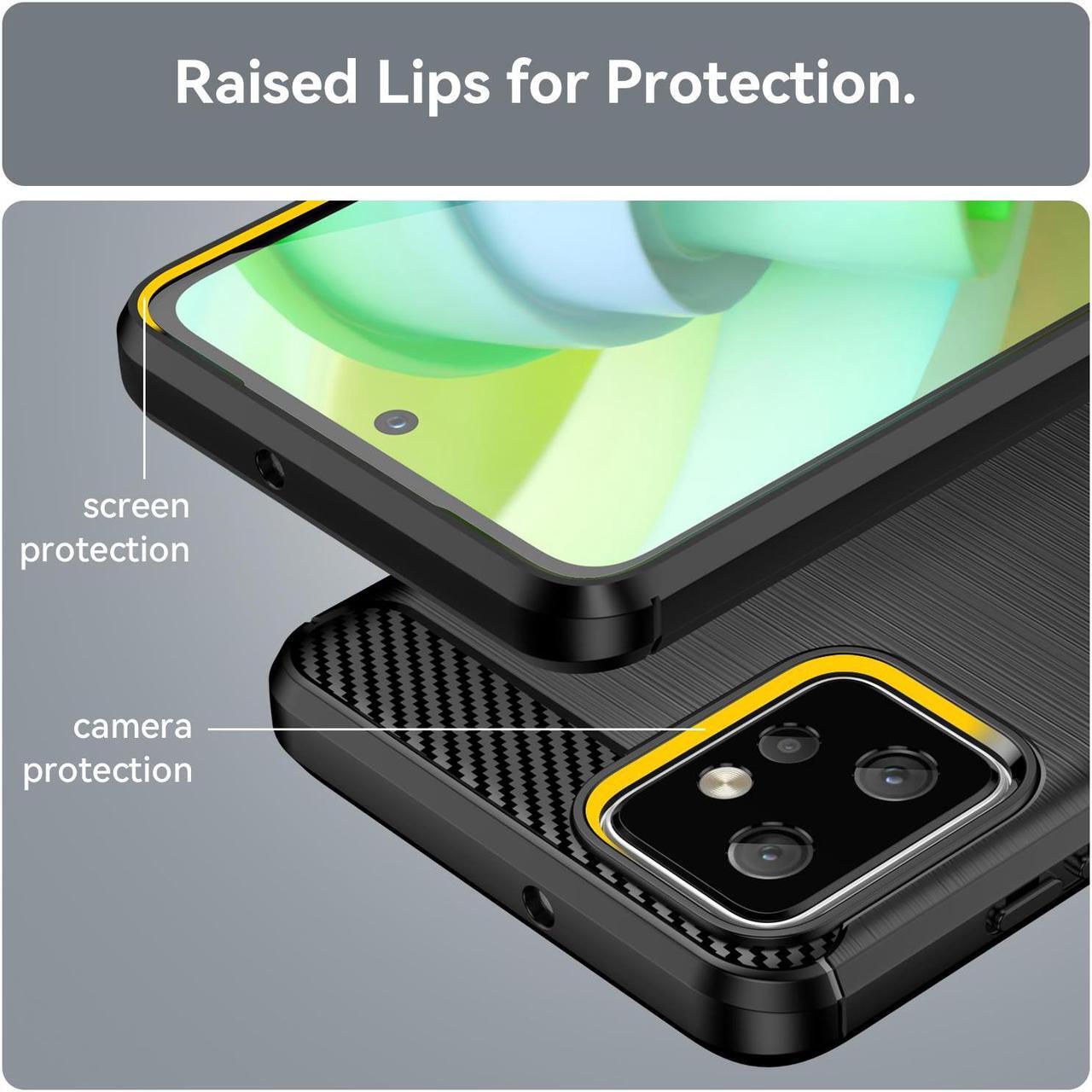 Alt view image 6 of 7 - NEW Fashion Case Ultra Thin Case For Moto G Power 5G 2023 Case for Motorola g power 5g 2023 (Black)