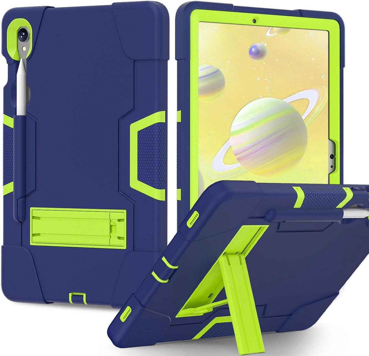 NEW Fashion Protective Case Holder Stander Case for Samsung Galaxy Tab S9 (11inch) SM-X710/SM-X716 / Samsung Galaxy Tab S9 FE (10,9inch) X718U (Green)