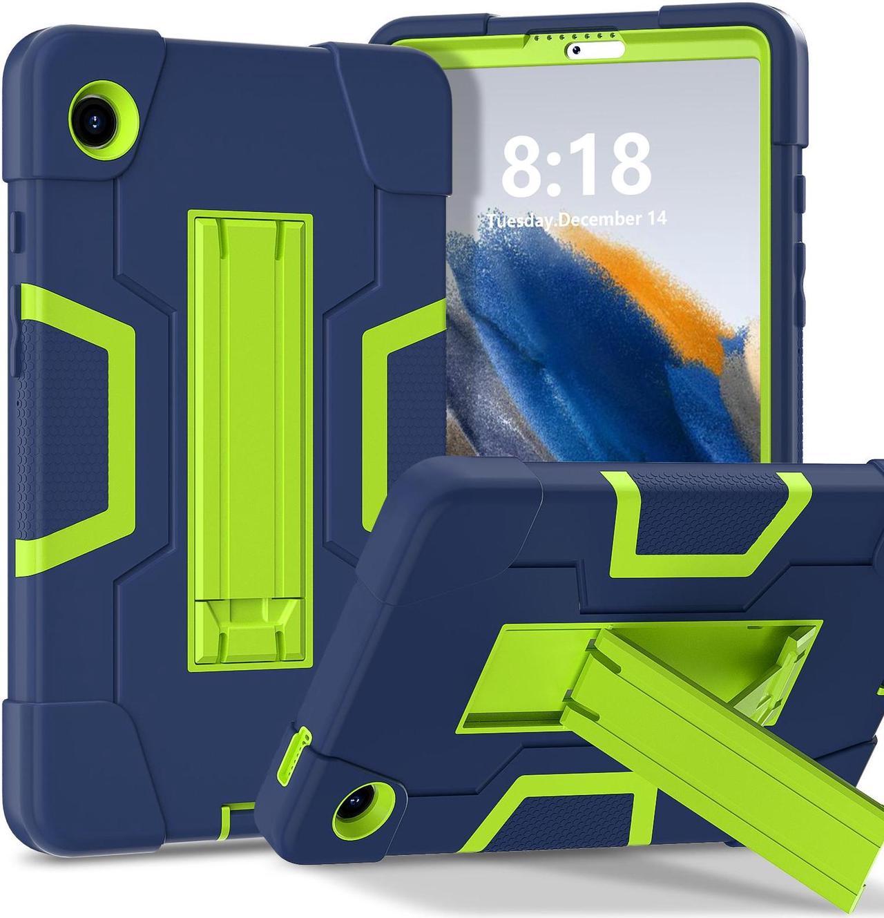 NEW Fashion Protective Back Cover Stander Case for Samsung Galaxy Tab A9 / SM-X110 / SM-X115 / SM-X117 (8.7inch) (Green)