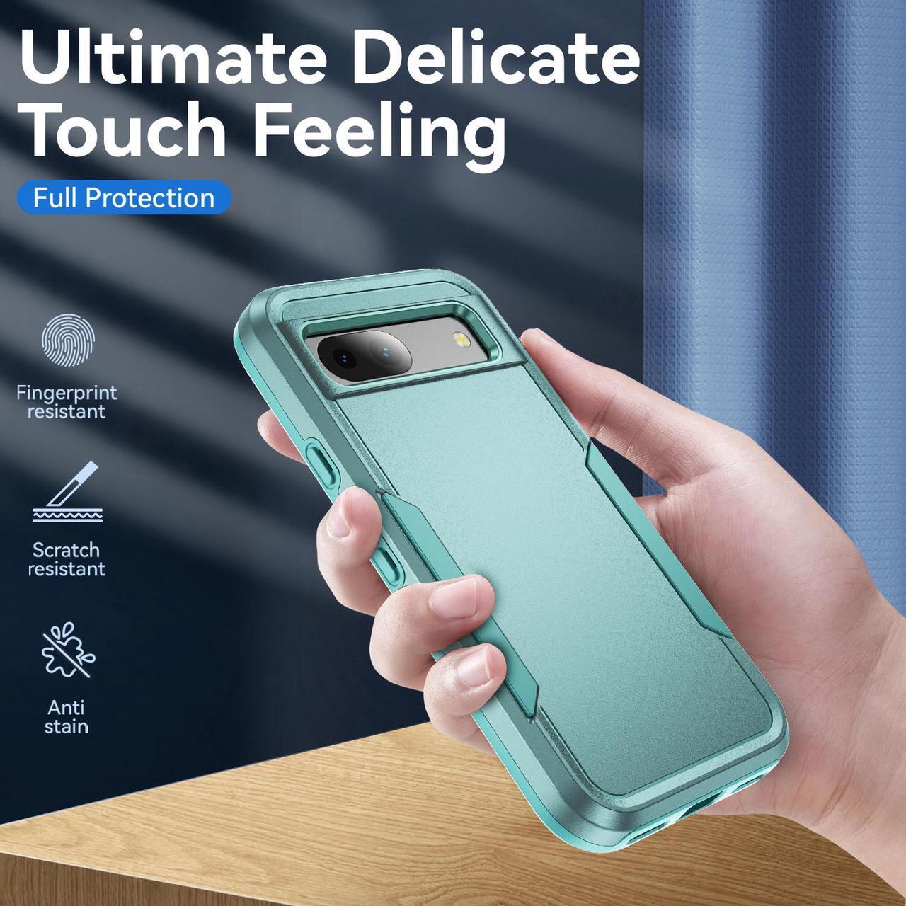 Alt view image 3 of 6 - New Fashion Case Shockproof Case For Google Pixel 8A (Green)