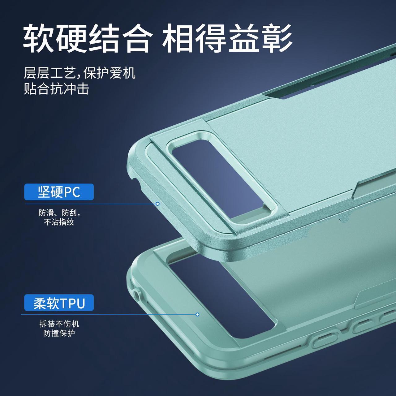 Alt view image 6 of 6 - New Fashion Case Shockproof Case For Google Pixel 8A (Green)