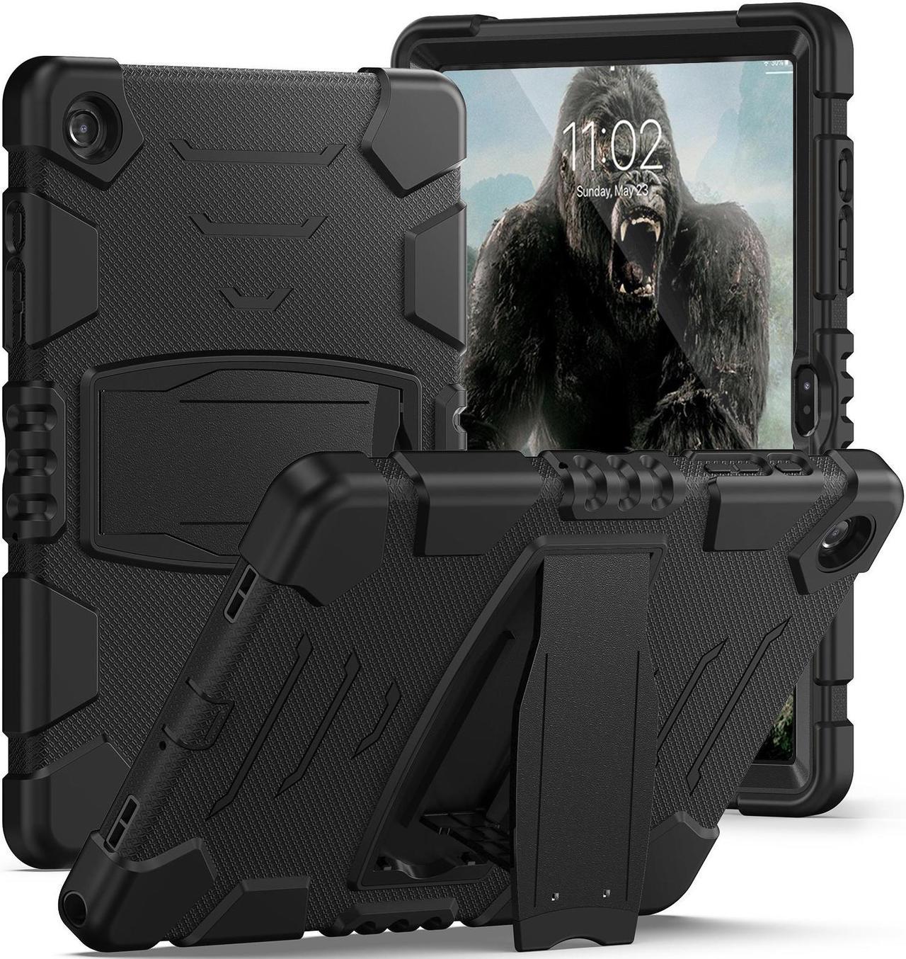 NEW Fashion Protective Case Stander Case for Samsung Galaxy Tab A9 Plus For Samsung Galaxy Tab A9+ / SM-X210 / SM-X216 / SM-X218 (11 inch) (Black)