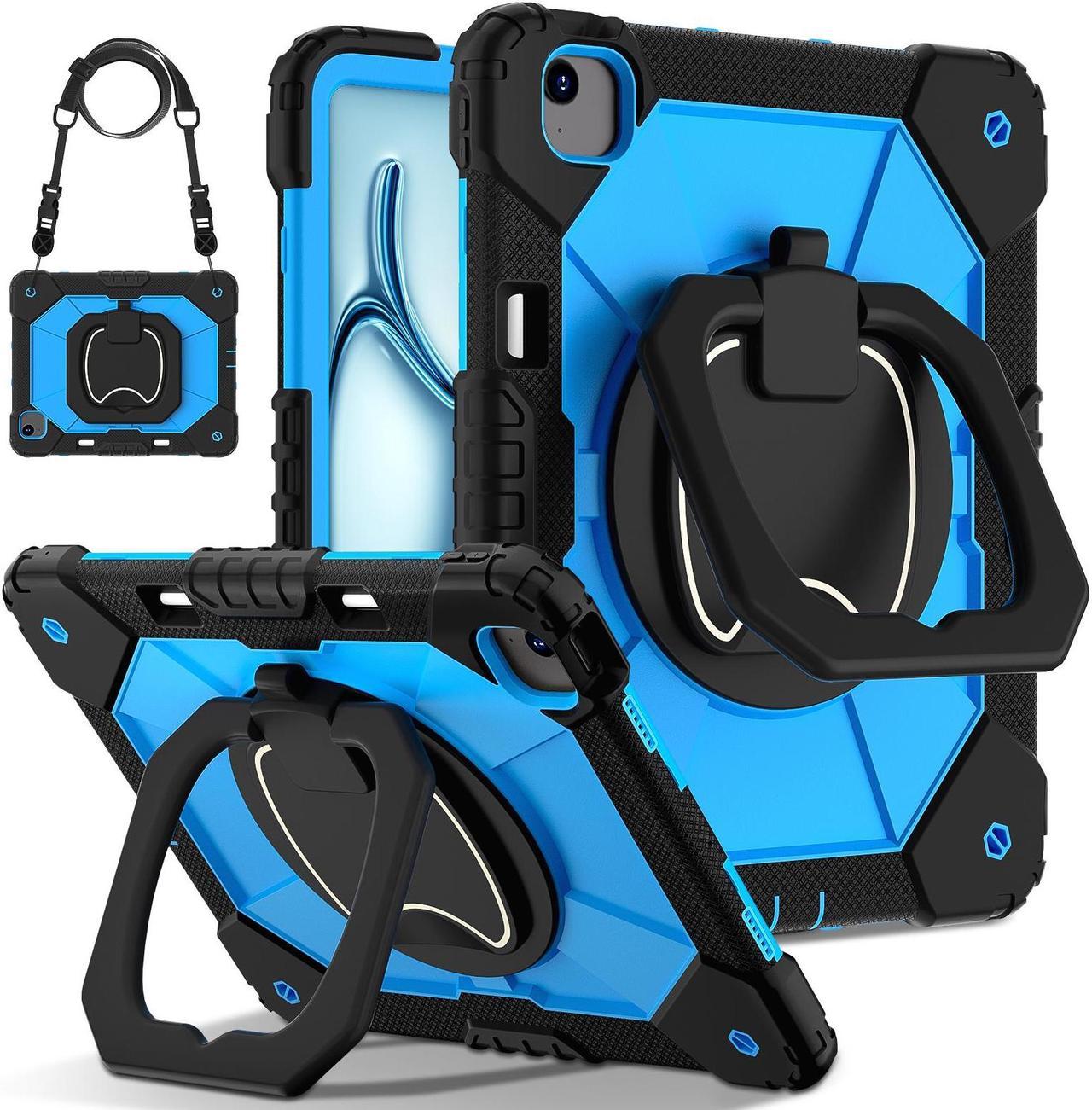 TYJKeJi Case Fashion Protective Case with Stander Case for iPad Air 13 Inch 2024 (Blue)