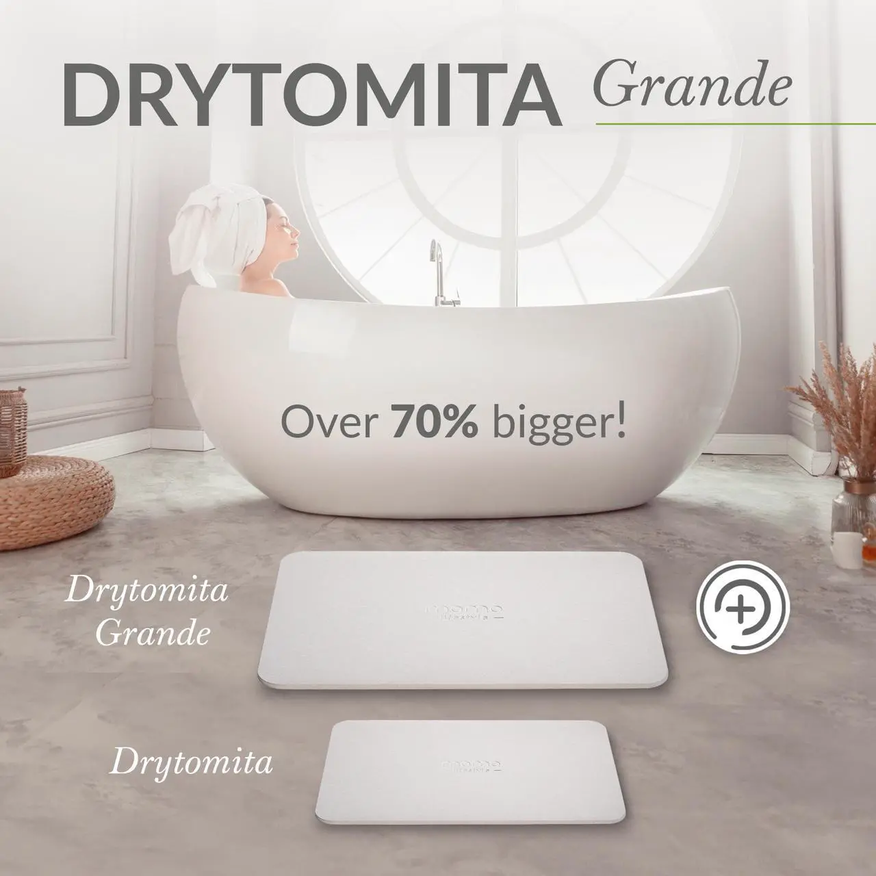 Momo Lifestyle Drytomita Stone Bath Mat - Thumbnail 3
