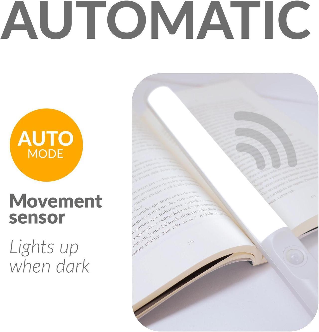 Alt view image 3 of 7 - Momo Lifestyle Motion Sensor LED Light Bar, Momo Glow Rechargeable Portable Under Cabinet Closet Light 1800 mAh 4000K 2.5W