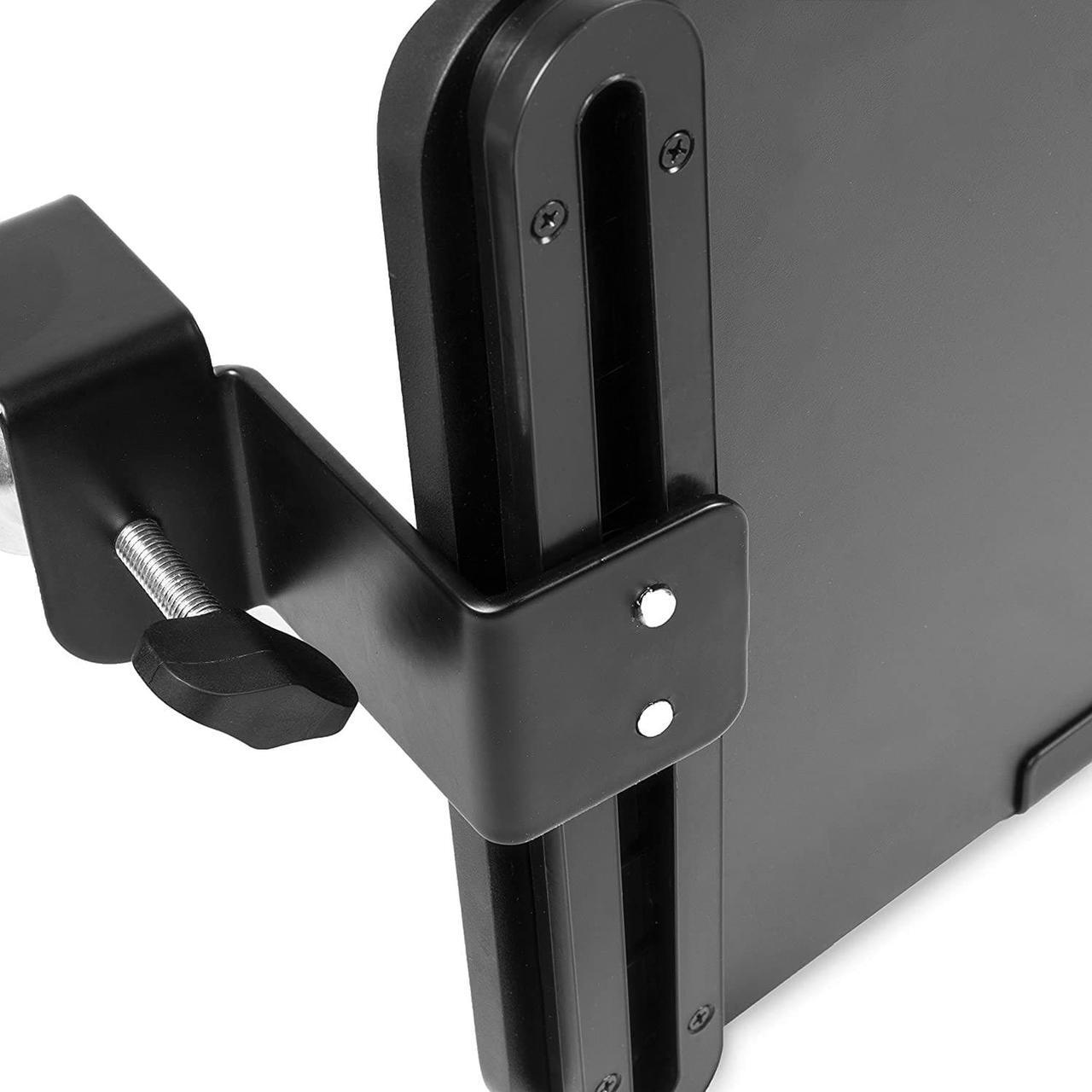 Alt view image 7 of 7 - Keyboard Tray Under Desk  27" Clamp On Keyboard Drawer Computer Stand  Ergonomic Mouse & Keyboard Sliding Tray Computer Desk Extender