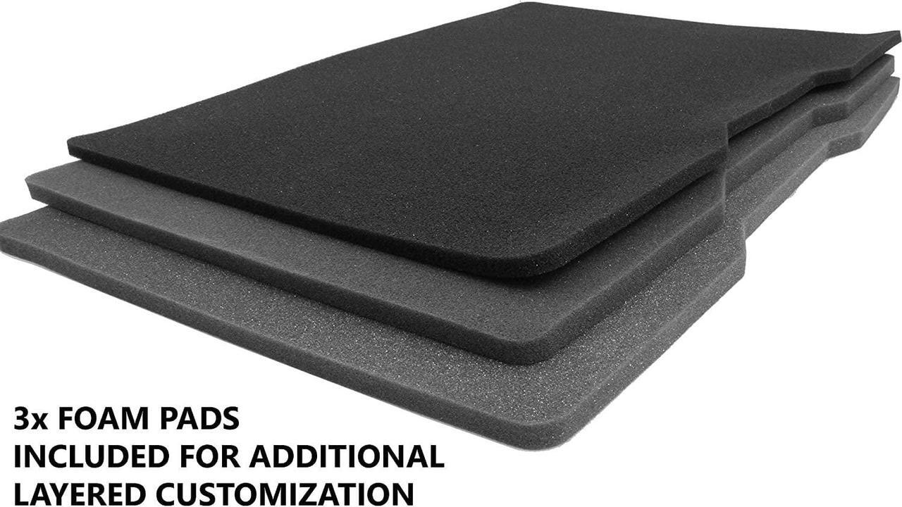 Alt view image 5 of 7 - Casematix Waterproof Laptop Hard Case for 15 - 17 inch Gaming Laptops and Accessories - Rugged Heavy Duty Laptop Case Compatible with 15.6 and 17.3 inch Gaming Laptops and Gaming Laptop Accessories