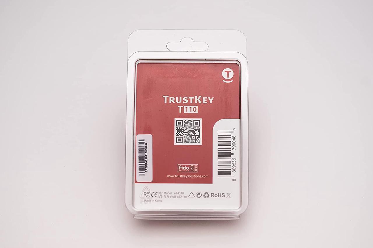 Alt view image 5 of 6 - FIDO Security Key T110 FIDO2 U2F Two Factor Authentication USB Key PIN+Touch (Non-Biometric) USB-A Type
