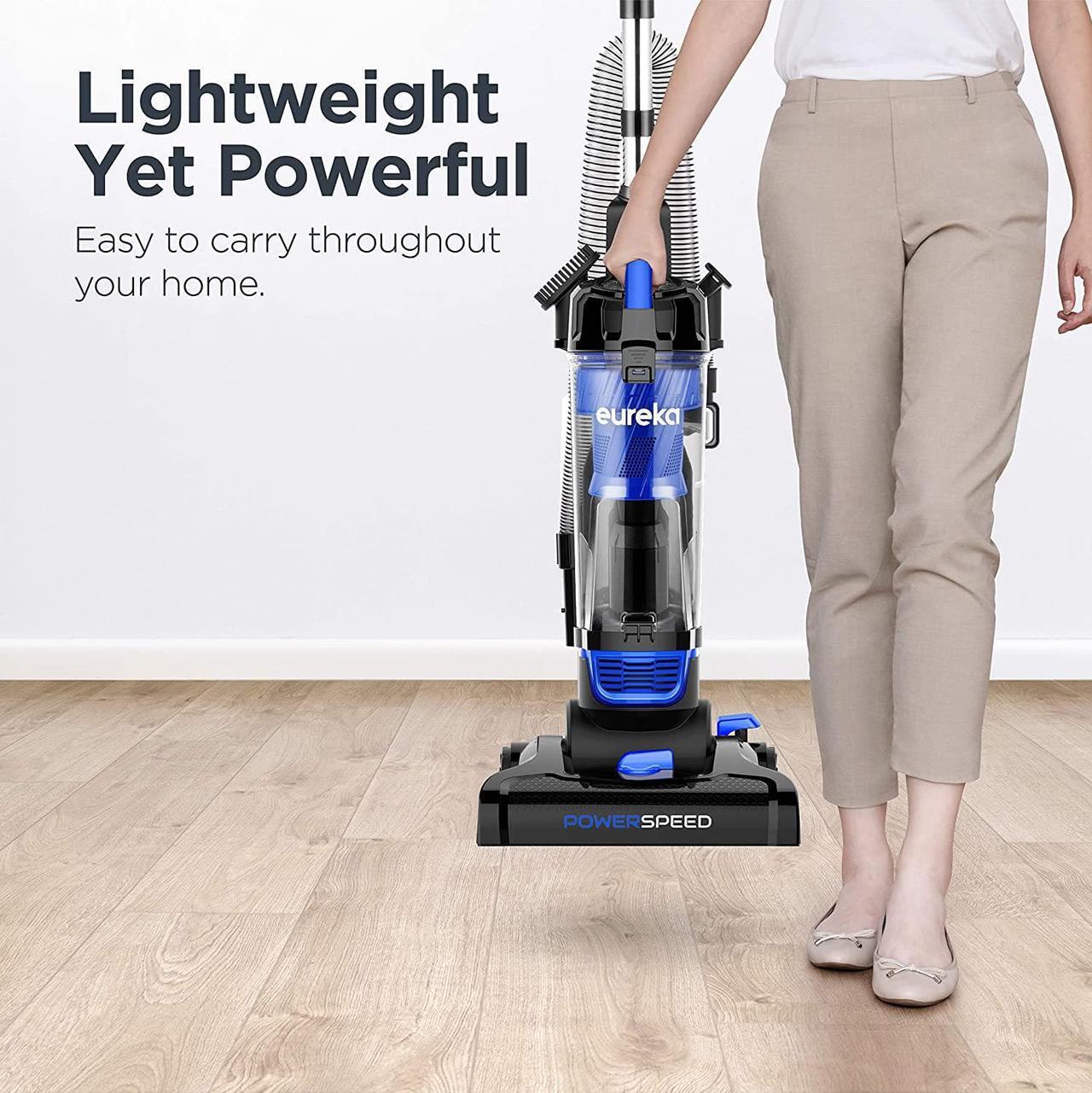 Alt view image 4 of 7 - PowerSpeed Lightweight Powerful Pet Upright Vacuum Cleaner, for Carpet and Hard Floor, Suction with Upgrated Cyclone, New Model