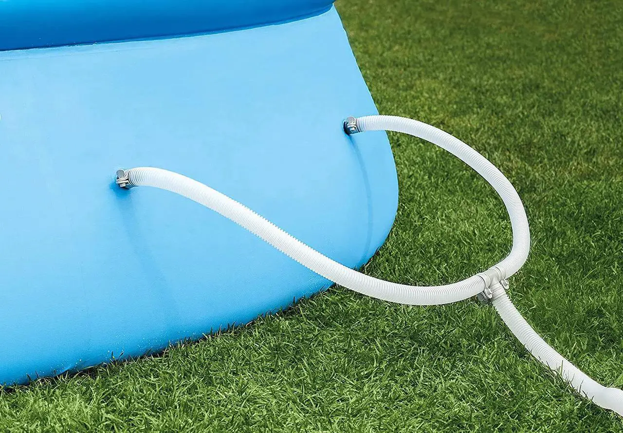 Alt view image 6 of 7 - INTEX 28117EH Easy Set Inflatable Swimming Pool Set: 10ft x 24in  Includes 330 GPH Cartridge Filter Pump  Puncture-Resistant Material  813 Gallon Capacity  18in Water Depth