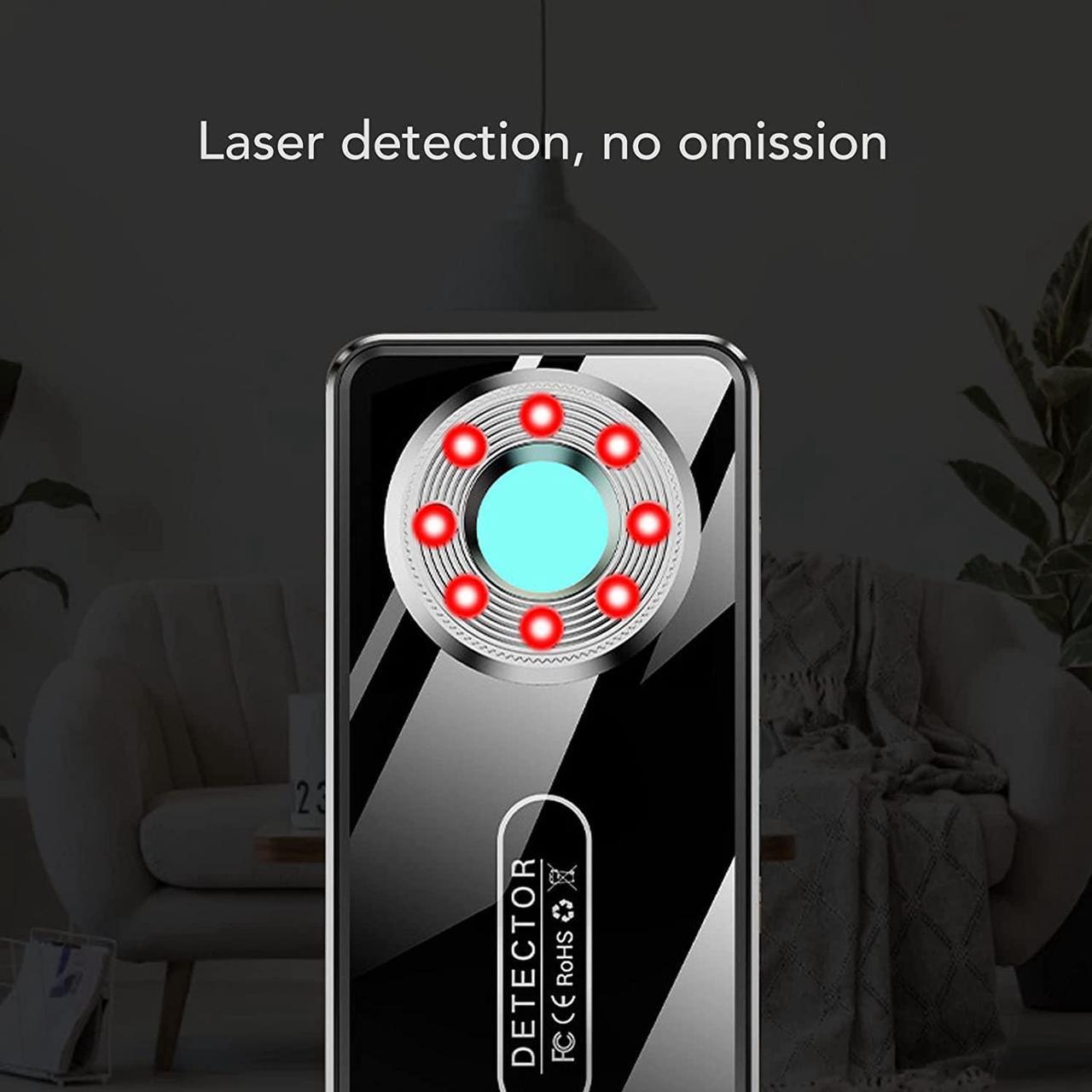 Alt view image 5 of 7 - T2 Hidden Camera Detector Anti Spy Detector Anti Listening Conceal Camera Detector GPS Positioning 1MHz to 8000MHz for Home Office Car