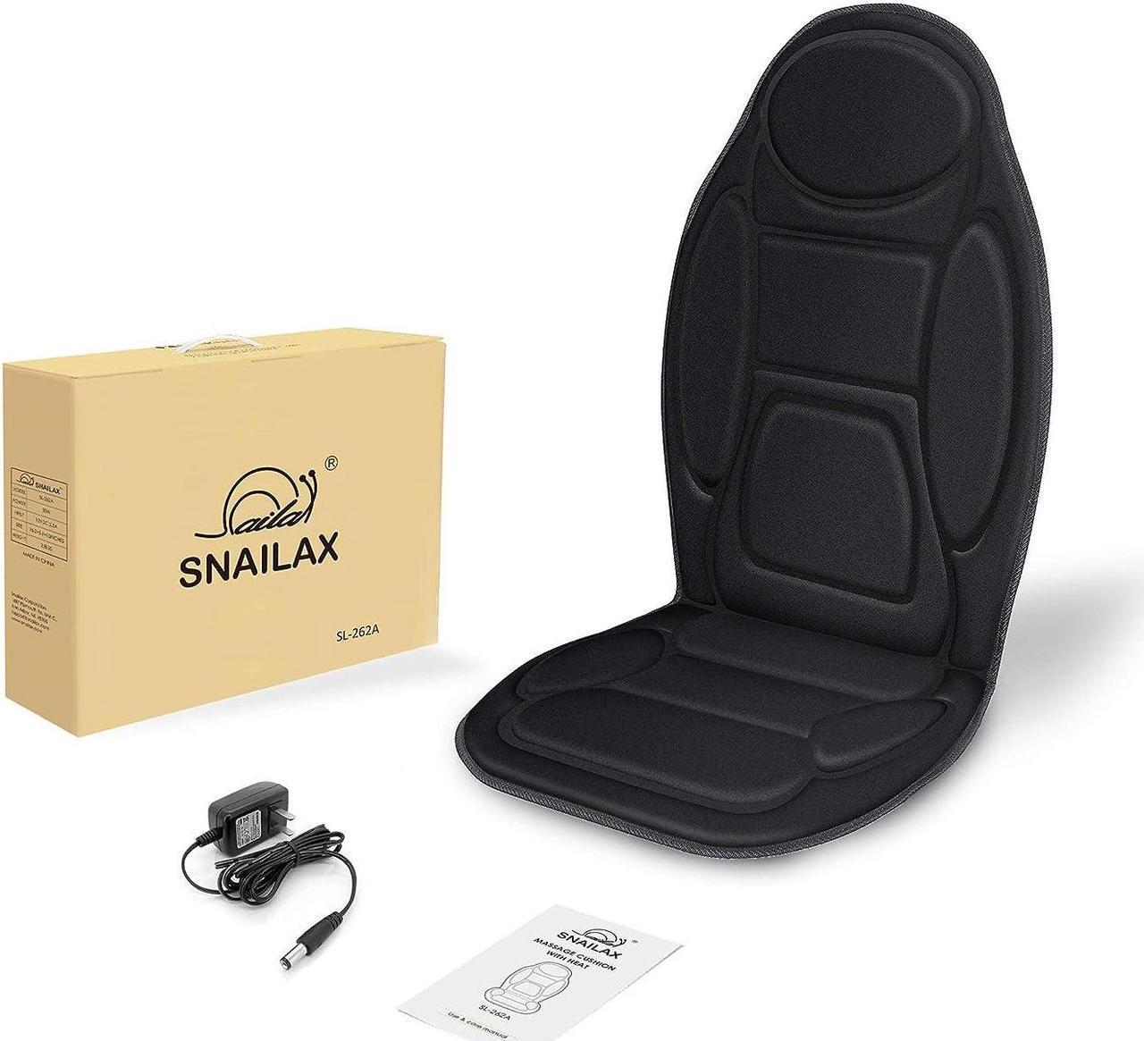 Alt view image 6 of 7 - Massage Seat Cushion - Back Massager with Heat, 6 Vibration Massage Nodes & 2 Heat Levels, Massage Chair Pad for Home Office Chair
