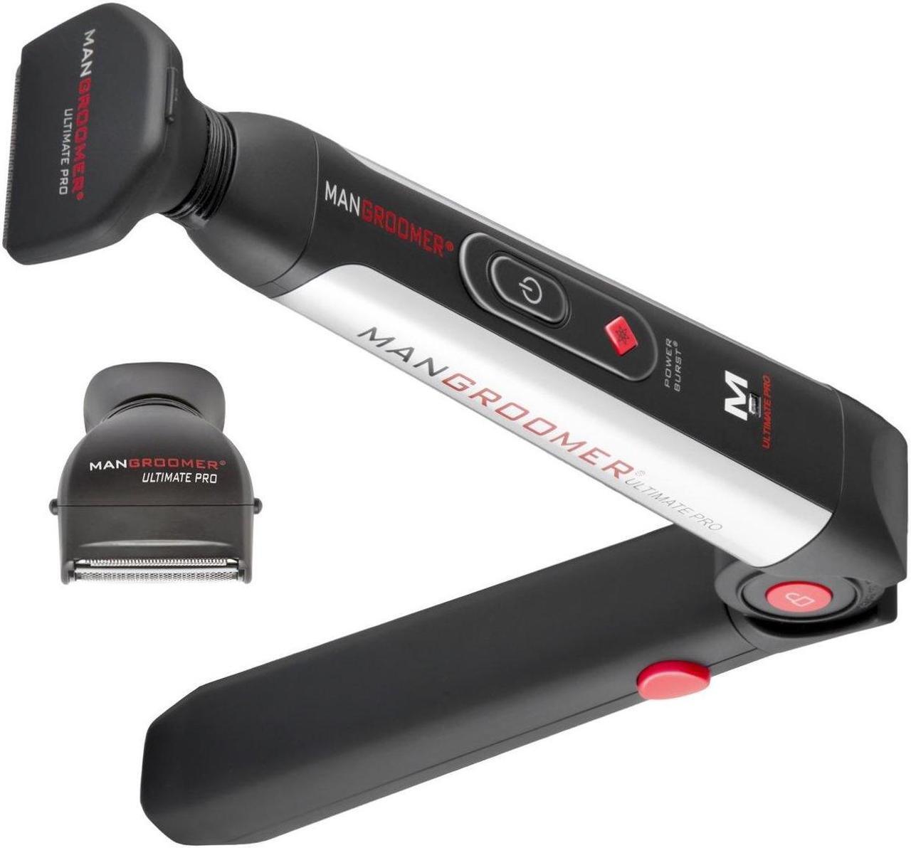 Main image of MANGROOMER - ULTIMATE PRO Back Shaver with 2 Shock Absorber Flex Heads, Power Hinge, Extreme Reach Handle and Power Burst