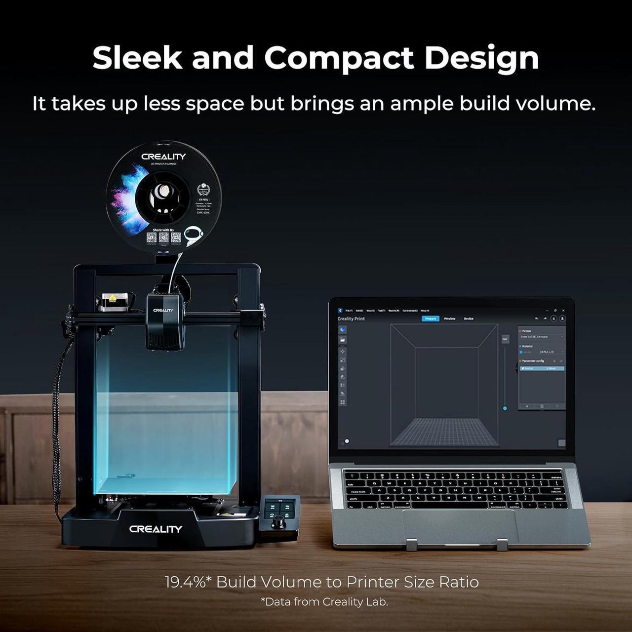Alt view image 2 of 7 - Creality Ender 3 V3 SE 3D Printer, 250mm/s Faster Printing Speed CR Touch Auto Leveling Sprite Direct Extruder Dual Z-Axis Auto Filament Loading Ender 3D Printer Print Size 8.66x8.66x9.84 inch