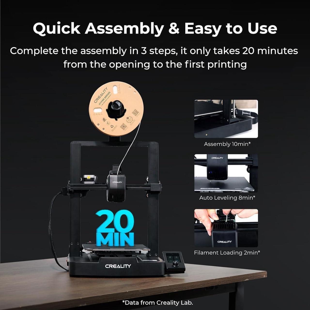 Alt view image 6 of 7 - Creality Ender 3 V3 SE 3D Printer, 250mm/s Faster Printing Speed CR Touch Auto Leveling Sprite Direct Extruder Dual Z-Axis Auto Filament Loading Ender 3D Printer Print Size 8.66x8.66x9.84 inch