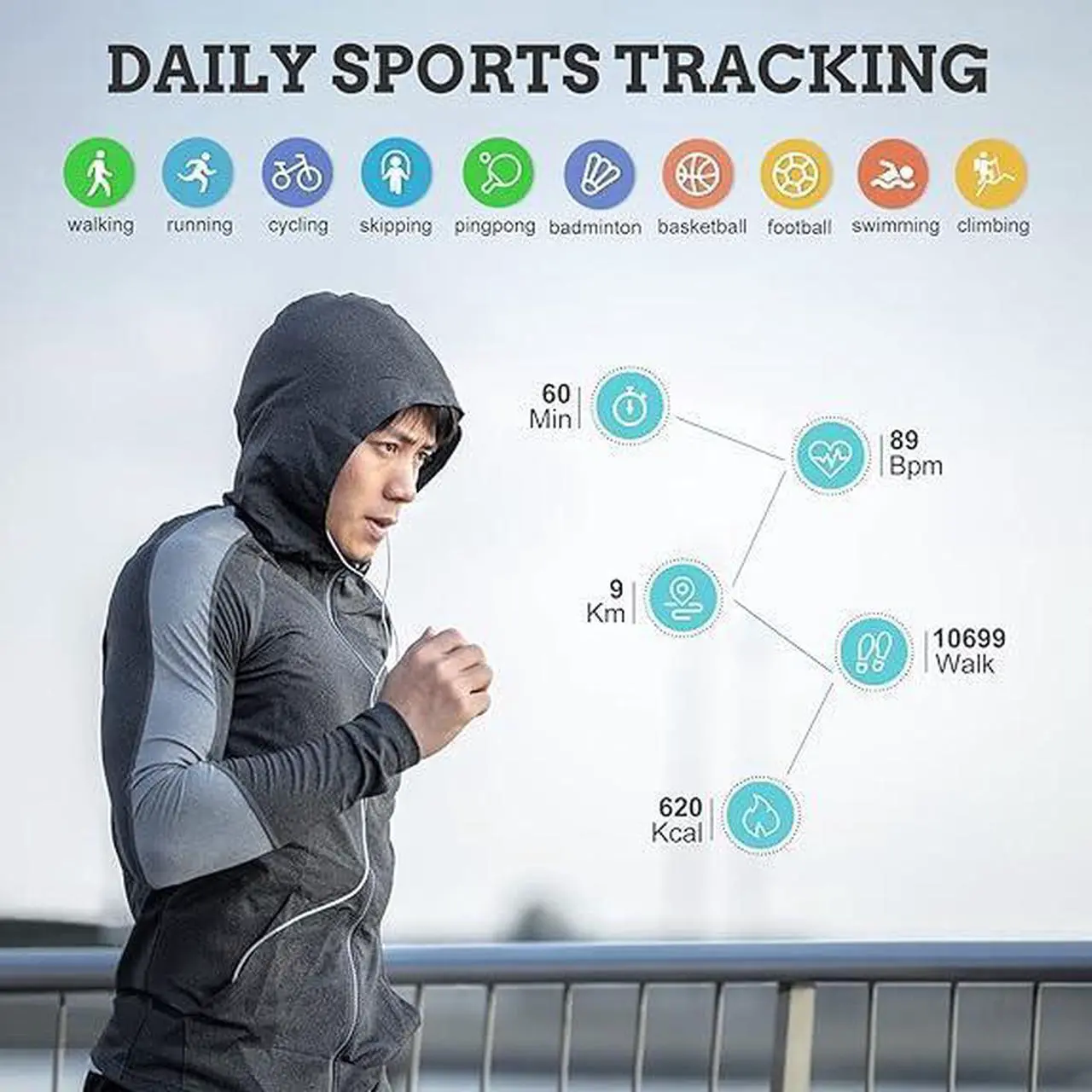 Alt view image 4 of 6 - Men Smart Watch for Android iOS, Bluetooth Calls Voice Chat with Heart Rate/Sleep Monitor Fitness Tracker, 1.3" Full Touch Screen IP67 Waterproof Stainless Steel Activity Tracker for Men