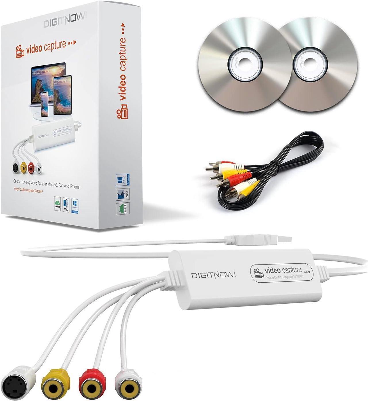 Main image of 4K USB 2.0 Video Capture Card- Pro+ Version VHS to Digital Converter 1080P 30Hz, Suitable for Mac OS,Android, WinXP/7/8/10 One Touch VHS VCR TV to DVD