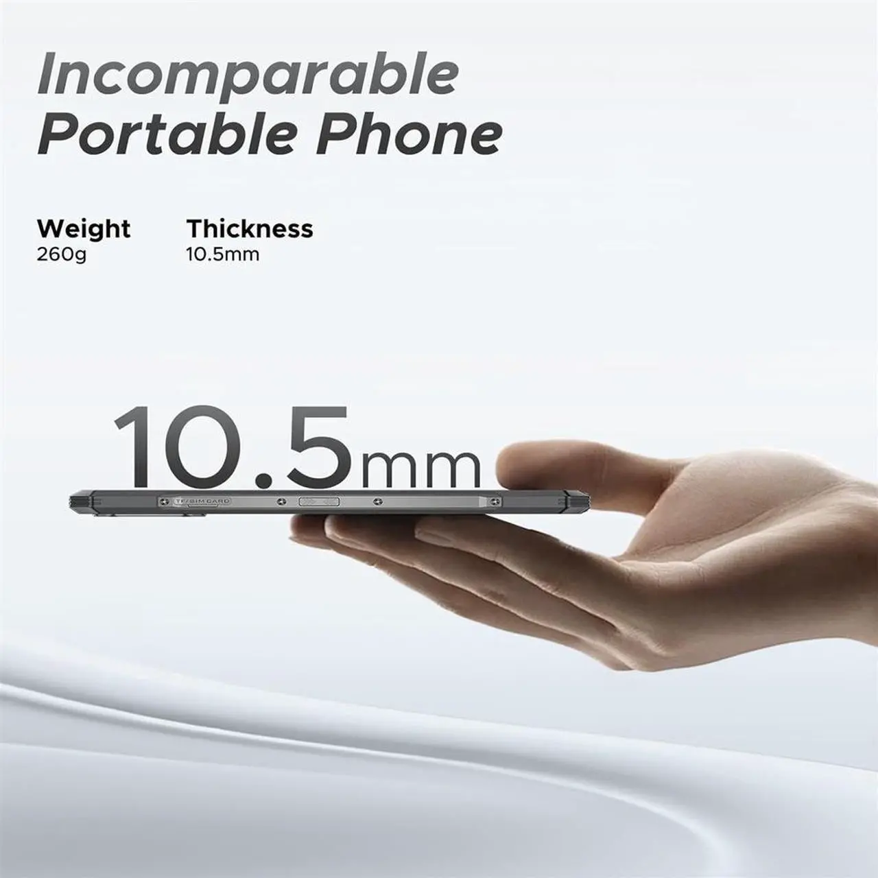 Alt view image 7 of 7 - DOOGEE Blade GT (2025) 5G Rugged Phone with LED Light Effect,10.5mm Ultra-Thin,32GB+256GB Android 14 Rugged Cell Phone,Octa Core Gaming Phone,6.72" FHD+120Hz,48MP+20MP,IP68 Waterproof Phone