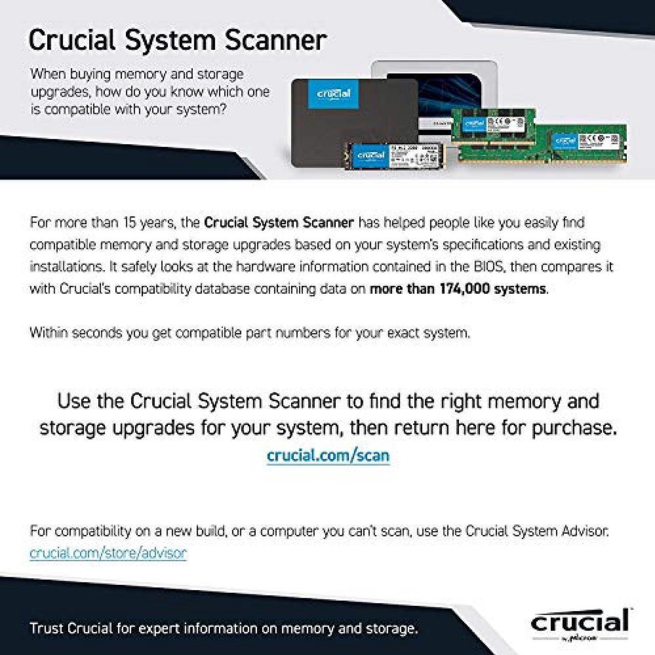 Alt view image 10 of 11 - Crucial 8GB Single DDR4 2666 MT/s (PC4-21300) SR x8 DIMM 288-Pin Memory - CT8G4DFS8266
