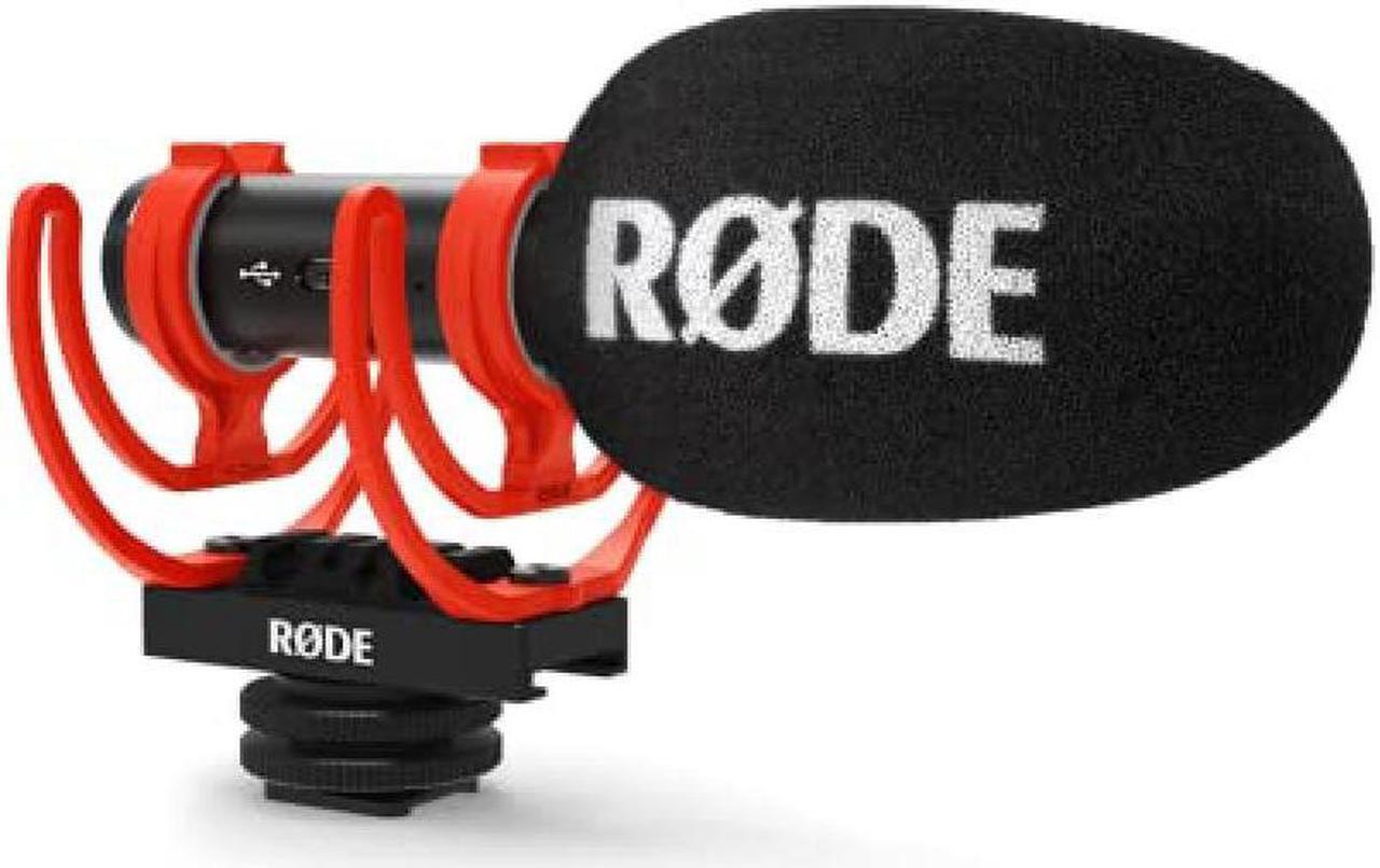 Alt view image 10 of 16 - Rode VideoMic GO II Ultracompact Analog/USB Camera-Mount Shotgun Microphone