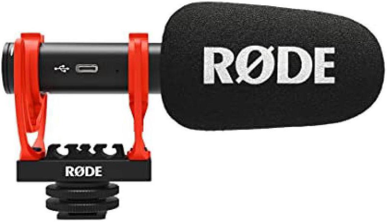 Alt view image 11 of 16 - Rode VideoMic GO II Ultracompact Analog/USB Camera-Mount Shotgun Microphone
