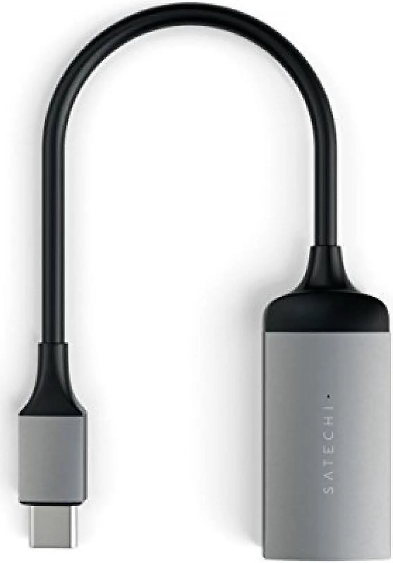 Alt view image 2 of 15 - Satechi Type-C HDMI Adapter 4K (60Hz) (Compatible with MacBook Pro, MacBook Air 2018 or later, iPad Pro, MacBook 2015 or later, Microsoft Surface Go, etc.) (Space Gray)