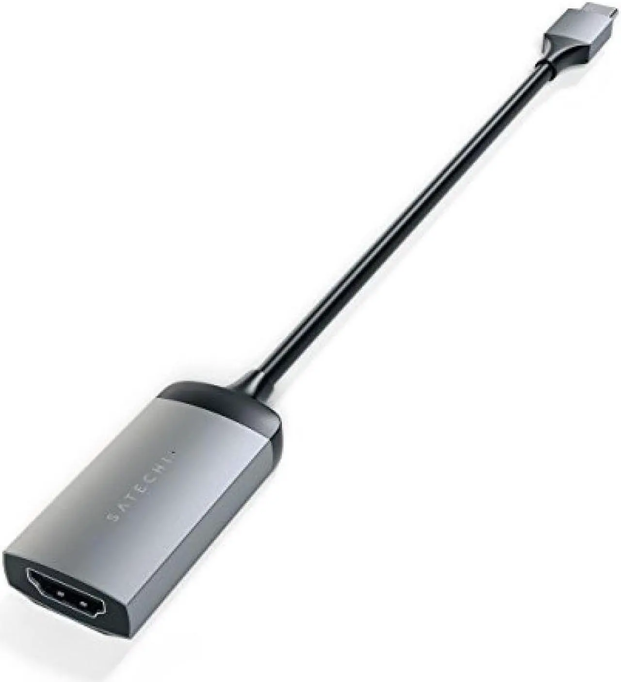 Alt view image 3 of 15 - Satechi Type-C HDMI Adapter 4K (60Hz) (Compatible with MacBook Pro, MacBook Air 2018 or later, iPad Pro, MacBook 2015 or later, Microsoft Surface Go, etc.) (Space Gray)