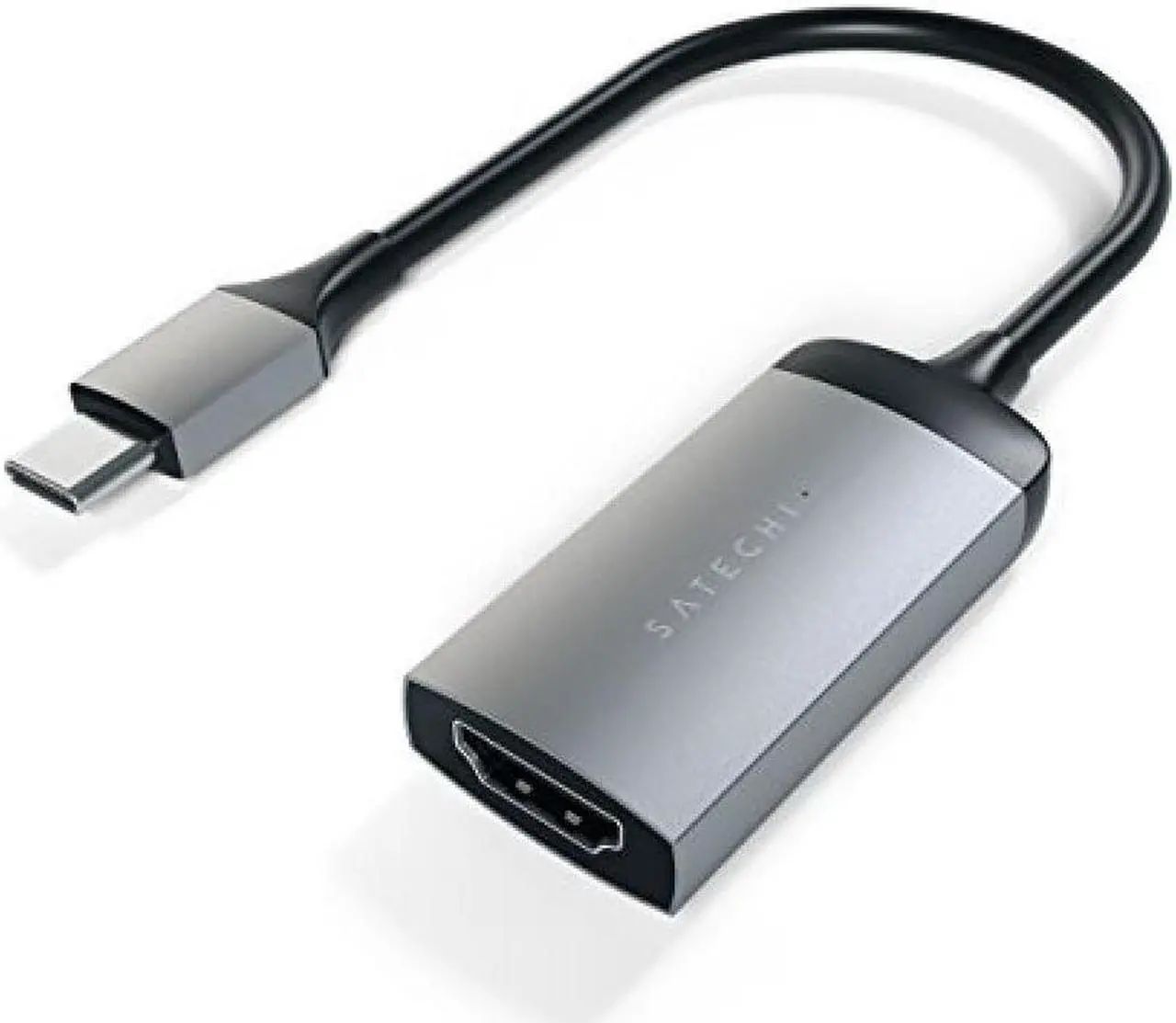 Alt view image 5 of 15 - Satechi Type-C HDMI Adapter 4K (60Hz) (Compatible with MacBook Pro, MacBook Air 2018 or later, iPad Pro, MacBook 2015 or later, Microsoft Surface Go, etc.) (Space Gray)