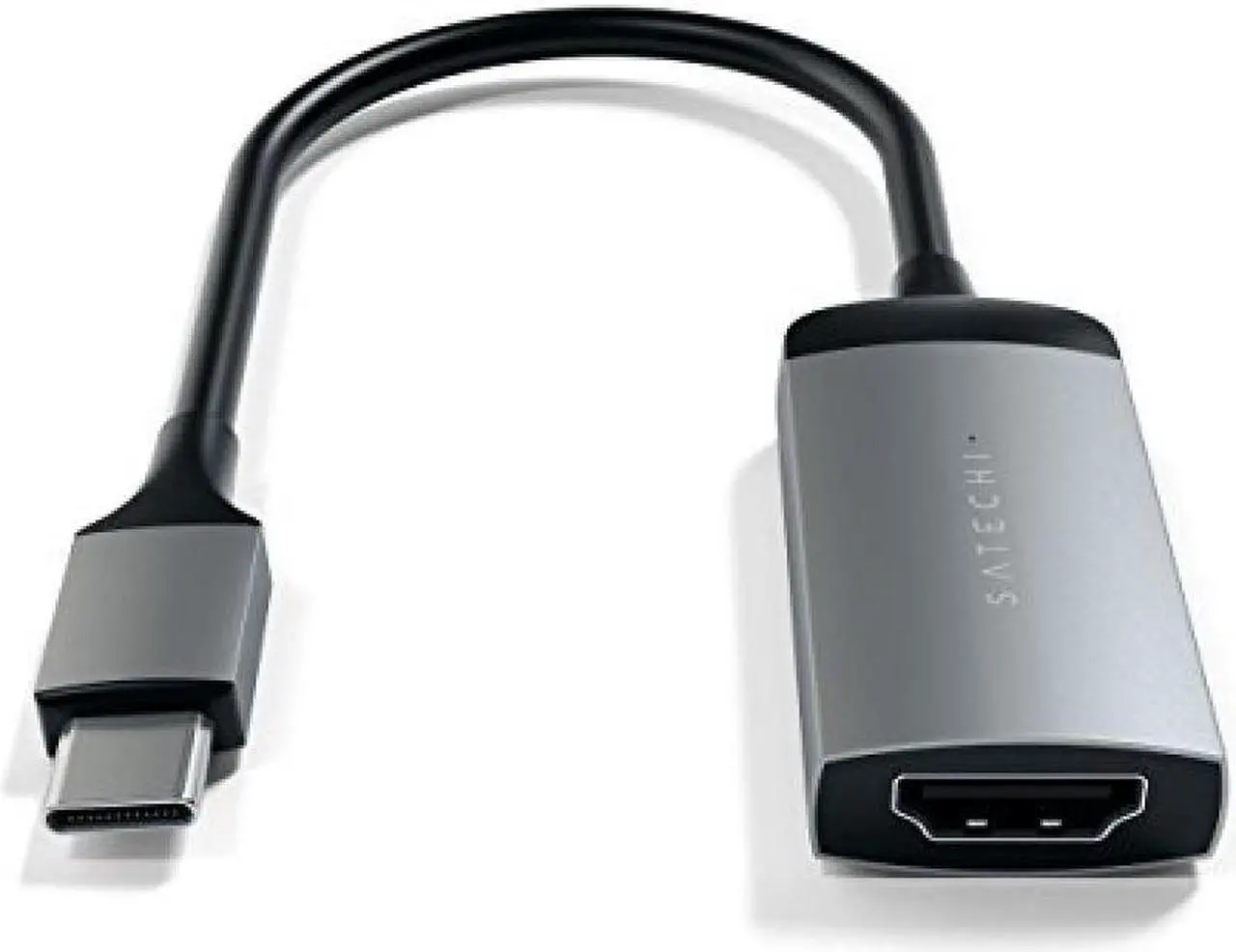 Alt view image 4 of 15 - Satechi Type-C HDMI Adapter 4K (60Hz) (Compatible with MacBook Pro, MacBook Air 2018 or later, iPad Pro, MacBook 2015 or later, Microsoft Surface Go, etc.) (Space Gray)