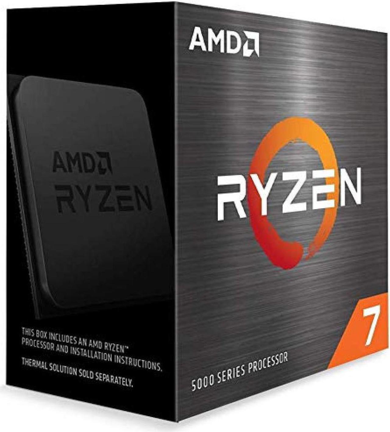 Alt view image 3 of 7 - AMD Ryzen 7 5800X 8-Core 3.8 GHz Socket AM4 105W 36MB Cache, Unlocked 100-100000063WOZ Desktop Processor