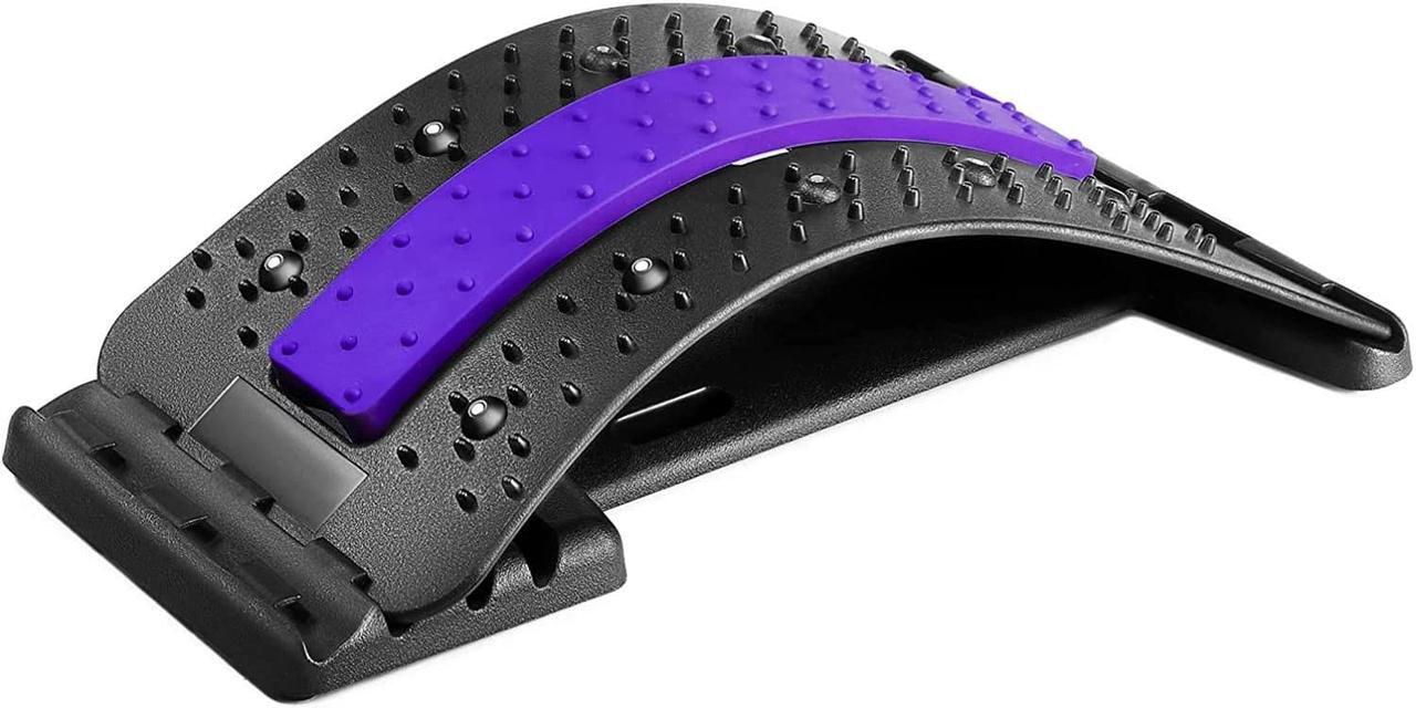 Main image of Back Stretcher, Adjustable Multi-Level Spine Deck,Arched Waist Back Stretching Device, Lower and Upper Lumber Massager Pain Relief for Men Women with Herniated Disc Scoliosis Sciatica