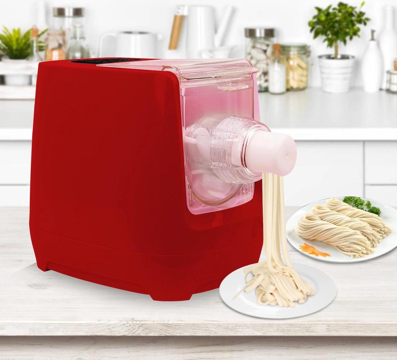 Alt view image 3 of 6 - Electric Pasta Maker Machine;  Automatic Noodle maker with 12 Pasta Shapes for Home Kitchen Use